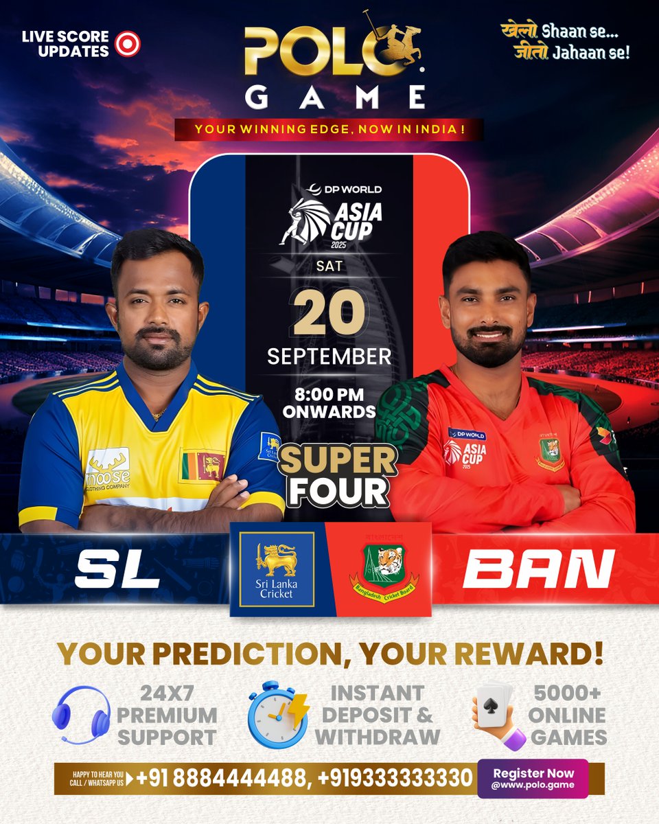 PoloGameIndia's tweet photo. 🚀 https://t.co/zYP4eJUn4B IS NOW LIVE IN INDIA! 🌍

The world’s favorite betting platform is here to elevate your gaming experience! 🎰⚽🏏

🔥 Why Choose https://t.co/XvHIjUfOVE?
✅ 24/7 Support – Call, Online Chat & WhatsApp assistance!
✅ Lightning-Fast Transactions – Auto Deposit & Withdrawals 💸
✅ Trusted Globally – Join millions of players worldwide!

🎉 Launch Offers & Exclusive Bonuses – Don’t miss out!

📲 Download Now & Start Winning!
https://t.co/0u7wbUkHje

#PoloGameIndia #WinBig #TrustedBetting #ipl #ipl2025 #polodotgame #Trending #GamblingIndia #IndianCasino #TeenPatti #RummyOnline #PokerIndia #BettingTips #CasinoVibes #OnlineCasinoIndia #RealCashGames #DesiGamblers