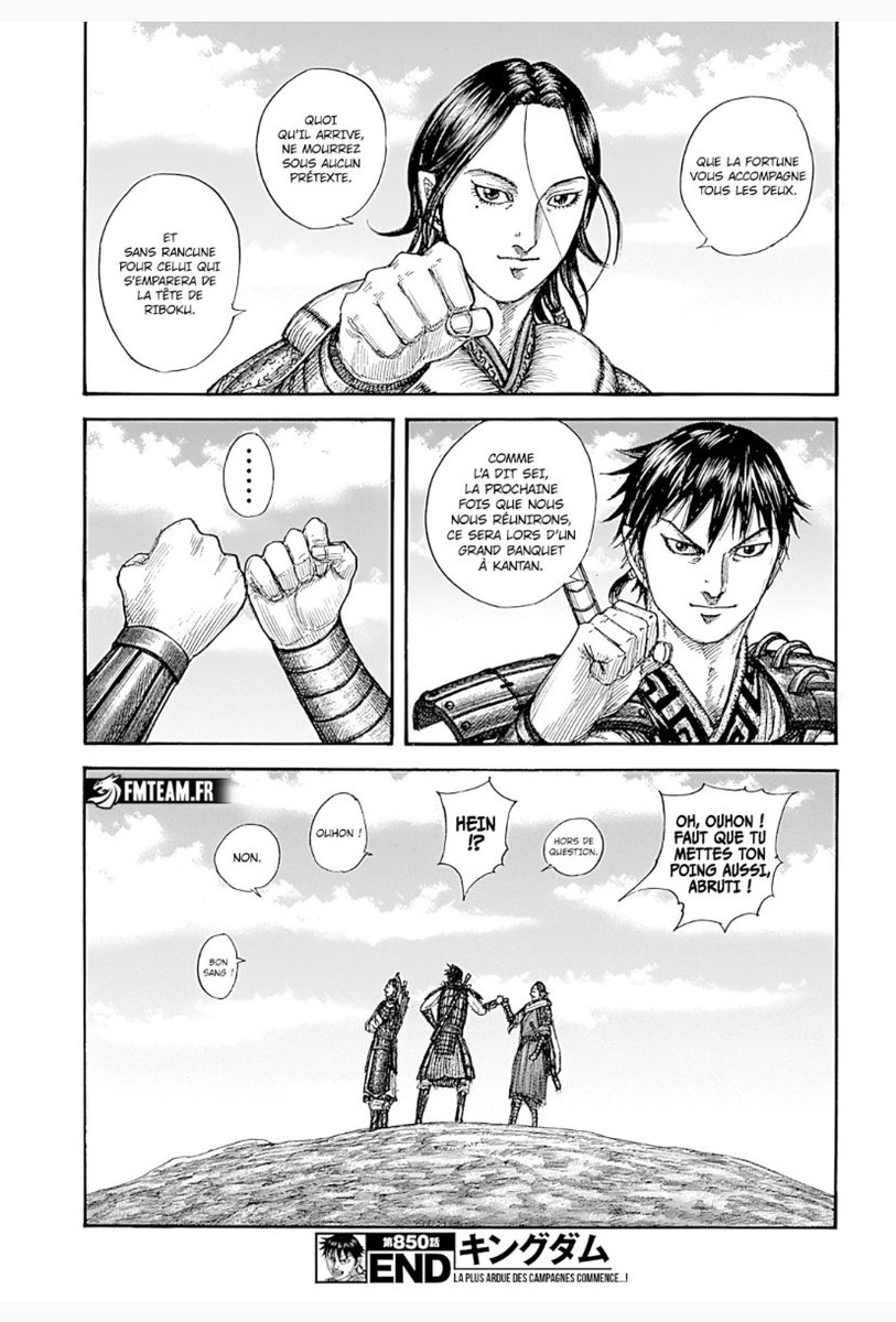 BrandonKanse's tweet photo. #kingdom850

Deux chapitres où Kaine rayonne avant la bataille — que la guerre l’emporte, finissons-en Hara. 🙏
Mouten, la classe comme d’hab, pour recadrer ces clochards.
En vrai, vivement le début de la guerre, on s’ennuie. https://t.co/uraGEOj6zA