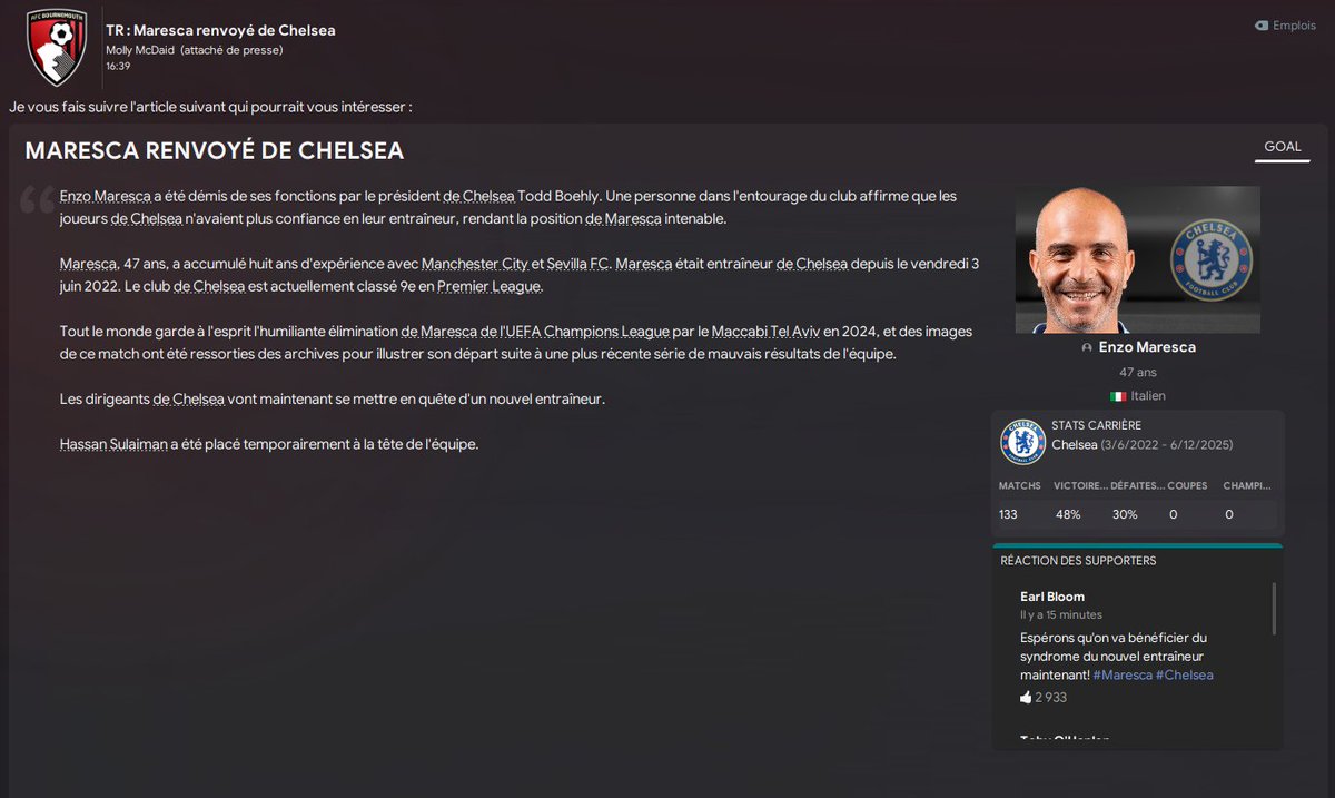 Nous sommes toujours en LIVE sur #FM24 et une décision importante s'offre à nous... Que faire? 😱 

📺 twitch.tv/ythnk