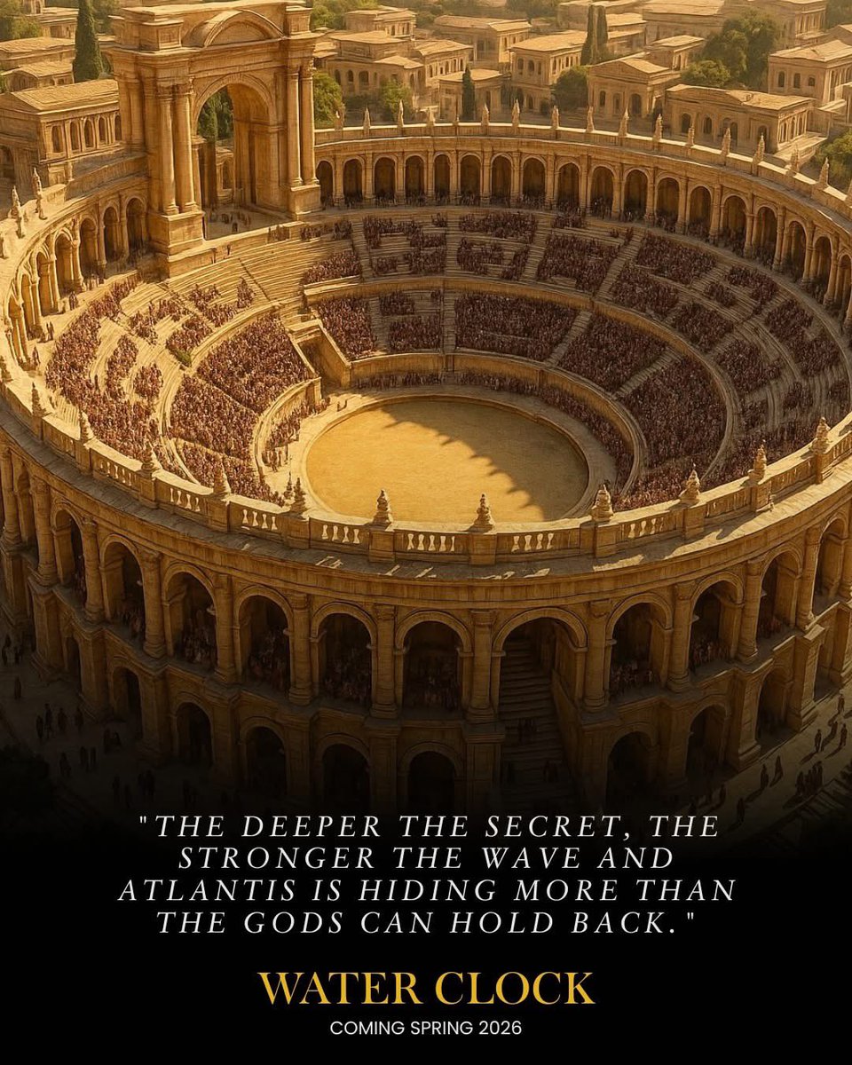 The gods are divided. The seas are restless. Atlantis trembles under a prophecy no one understands least of all the mortal meant to fulfill it.
Apollo has one chance to change the ending… if he can outwit fate itself.

⚡ Would you defy the gods to save a city?

#WaterClockBook