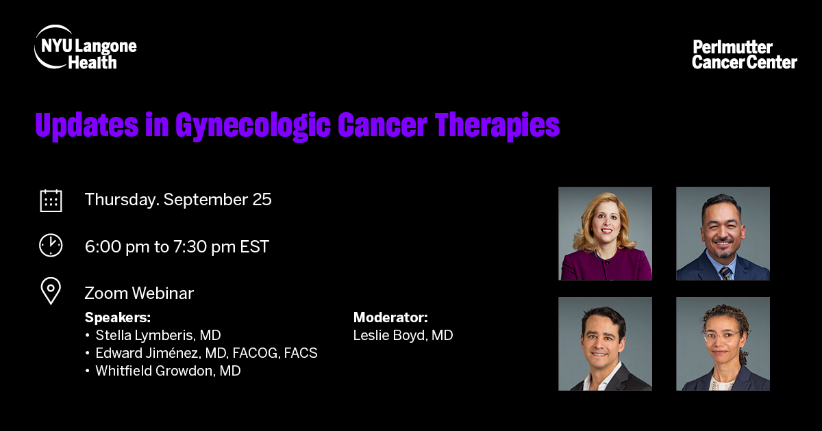 Perlmutter_CC's tweet image. Breakthroughs constantly transform how gynecologic cancers are treated — offering new hope & better outcomes for patients. Next Thursday, explore the latest treatment advancements with our #GYN experts. #GYNCSM @lymberis @NYULH_RadOnc 
RSVP: i.nyulangone.org/bzu