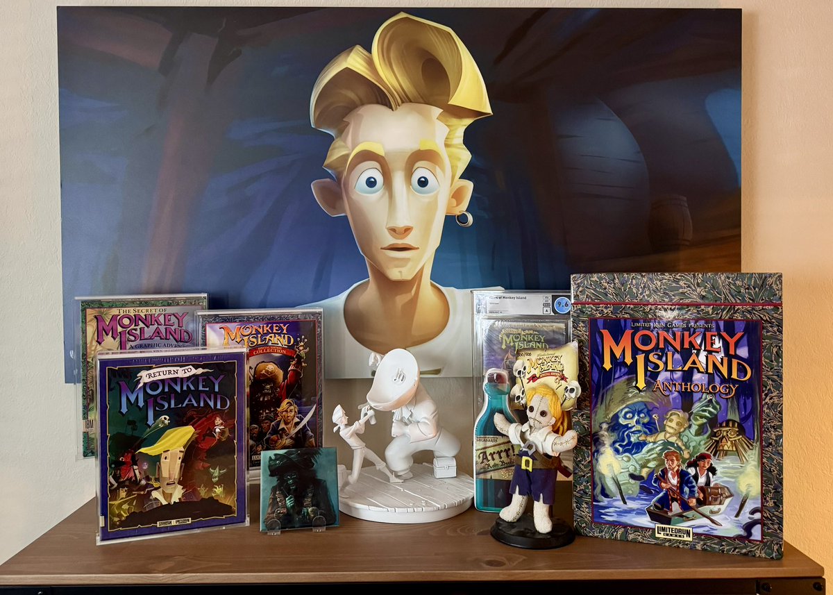 ☠️ Arrr! From me crew to yers: Happy Talk Like a Pirate Day! Raise yer grog high to mark the 3rd Anniversary of Return to Monkey Island! 🍻🐒🏴‍☠️⚓️ #MonkeyIsland