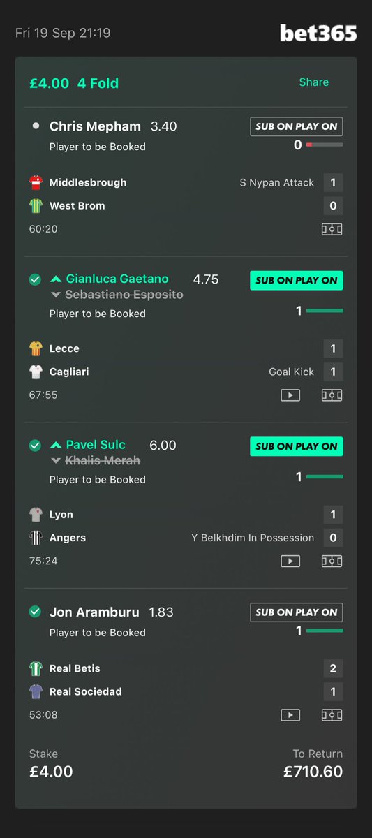 NDMAYS87's tweet photo. @bet365 why ya taking piss with cashouts lately https://t.co/2KYLh1O5M2