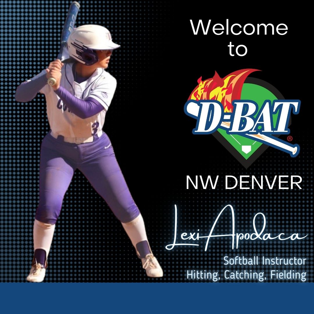 Big news, D-BAT NW Denver! 🎉 Welcome Lexi Apodaca to the team! Ready to level up your game? Drop a comment to say hi &amp; stay tuned for lessons and clinics! 🥎
#DBATNWDenver 
#WelcomeTeam 
#BetterThanYesterday