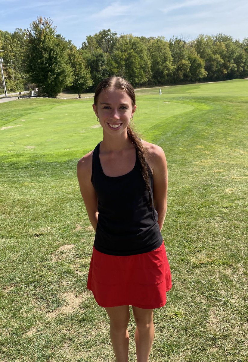 Kylie Dreshbach qualified for Regionals today!   With a 18 hole PR of 77