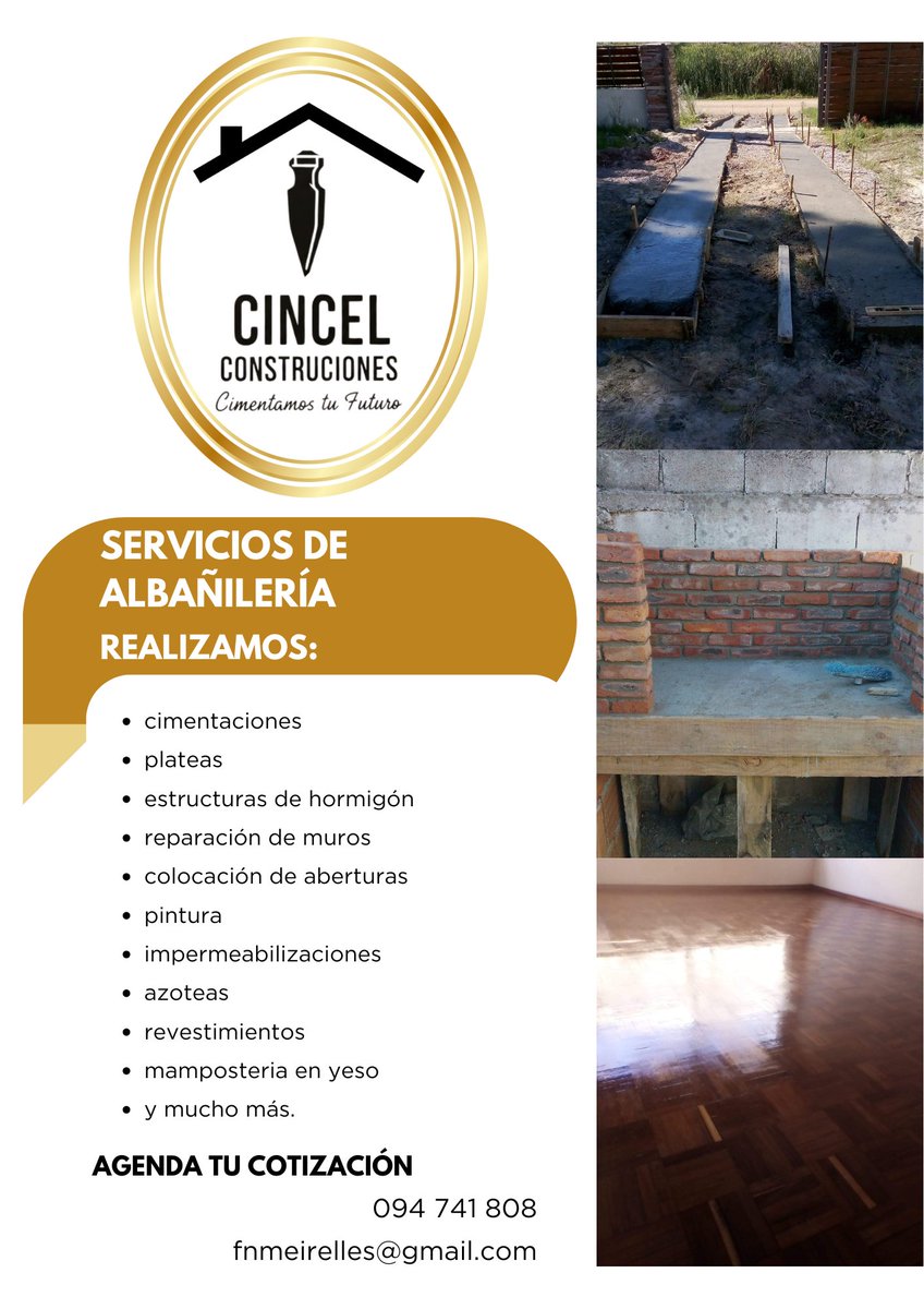 rusa_sov's tweet image. ¡¡Tuiter es servicio!! 
Es el emprendimiento de mi sobrino (el que vendía la guitarra) tiene más de 10 años de experiencia en construcción, es prolijo y cumplidor. 
Hagan su magia y a ¡¡RT CON TODO!!
Y contraten los servicios, se agradece 💞