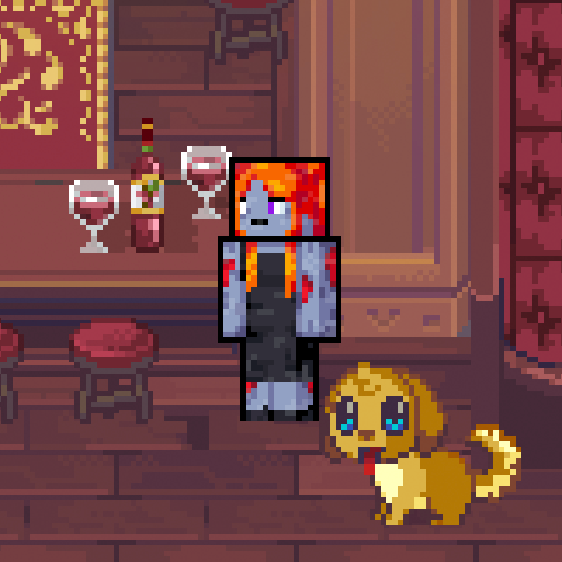 zombinaaaaa's tweet photo. FRIDAY NIGHT 🍷🎹 in @pixels_online 

Can you smell the richness of the red wood?
Can you hear the soft piano playing smooth jazz?
Can you taste the deep flavorful notes of red wine?

Perfect atmosphere! ✨

📍 Leon's Hold'em https://t.co/ZZBWbzdHSi