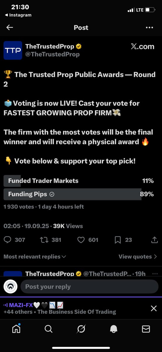 D_FT_'s tweet photo. @Gbemhi_Trades @fundingpips @ronna256 @fundingticks @ThedivergenceFT @citomas376 @XRthetrader 

Done ☑️ https://t.co/sCMVqd1Rfv