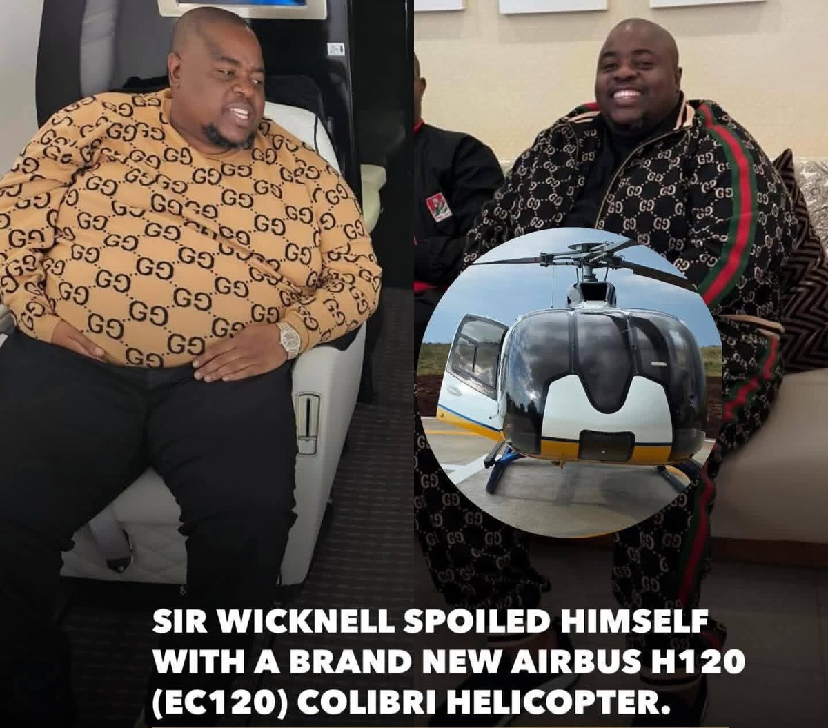 Sir_Wicknell Chivhayo Top Fans (@sirwicknellfans) on Twitter photo Sir Wicknell Chivayo <a href="/wicknellchivayo/">sir_wicknell.</a> spoiled himself with a brand new Airbus H120 (EC120) Colibri helicopter, worth 5 million usd congratulations. Sir Wicknell Chivayo <a href="/wicknellchivayo/">sir_wicknell.</a> spoiled himself with a brand new Airbus H120 (EC120) Colibri helicopter, worth 5 million usd congratulations.