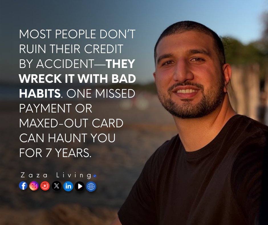 zazaliving's tweet image. They wreck it with missed payments, maxed-out cards, and flexing on debt. 

Stop making these mistakes. Learn how to protect your score at zazaliving.net

 #CreditScoreMatters #BuildCreditFast #FinancialFreedom