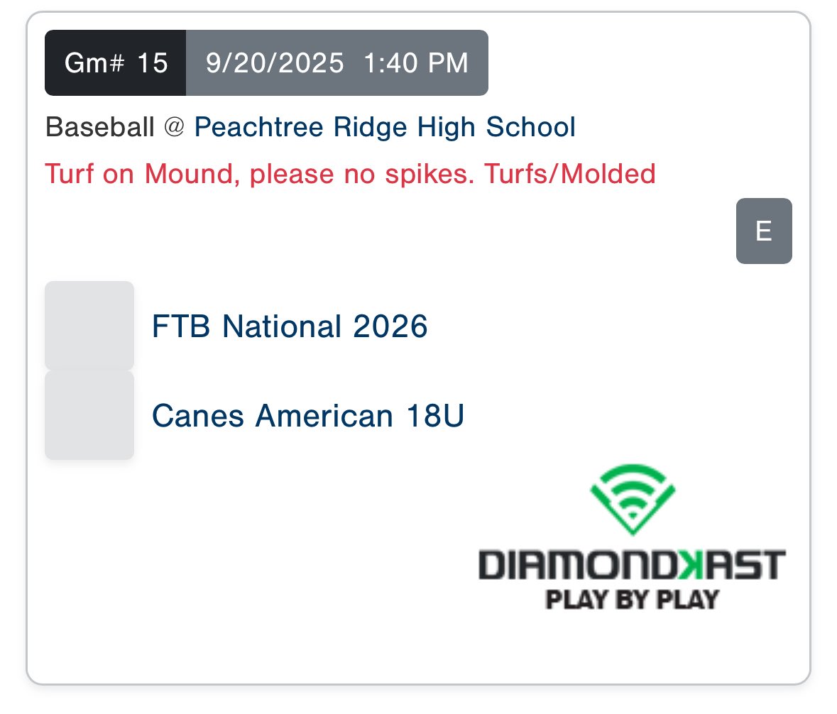 Uncommitted 2026 LHP  (6’2 175 )

Going to be throwing Saturday at the -Perfect game Fall WS in Atl, Georgia
-With Canes American 18u 
-Here’s info regarding the game!!