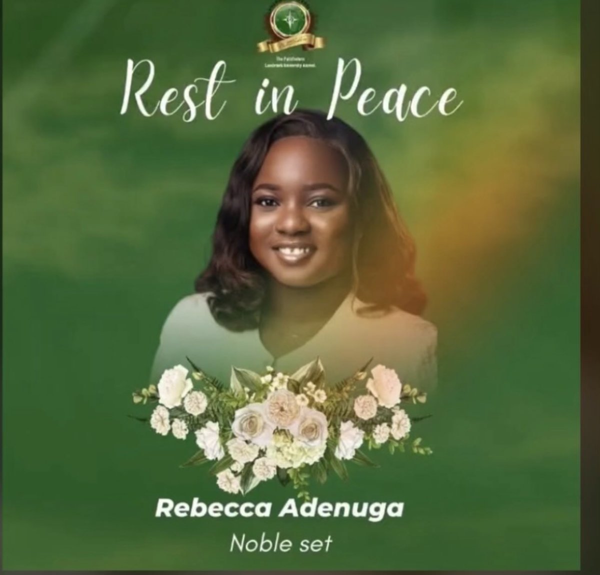 TheGreyHunter's tweet image. May the soul of Rebecca and others lost in the unfortunate fire incident at Afriland Towers Lagos, rest in perfect peace.