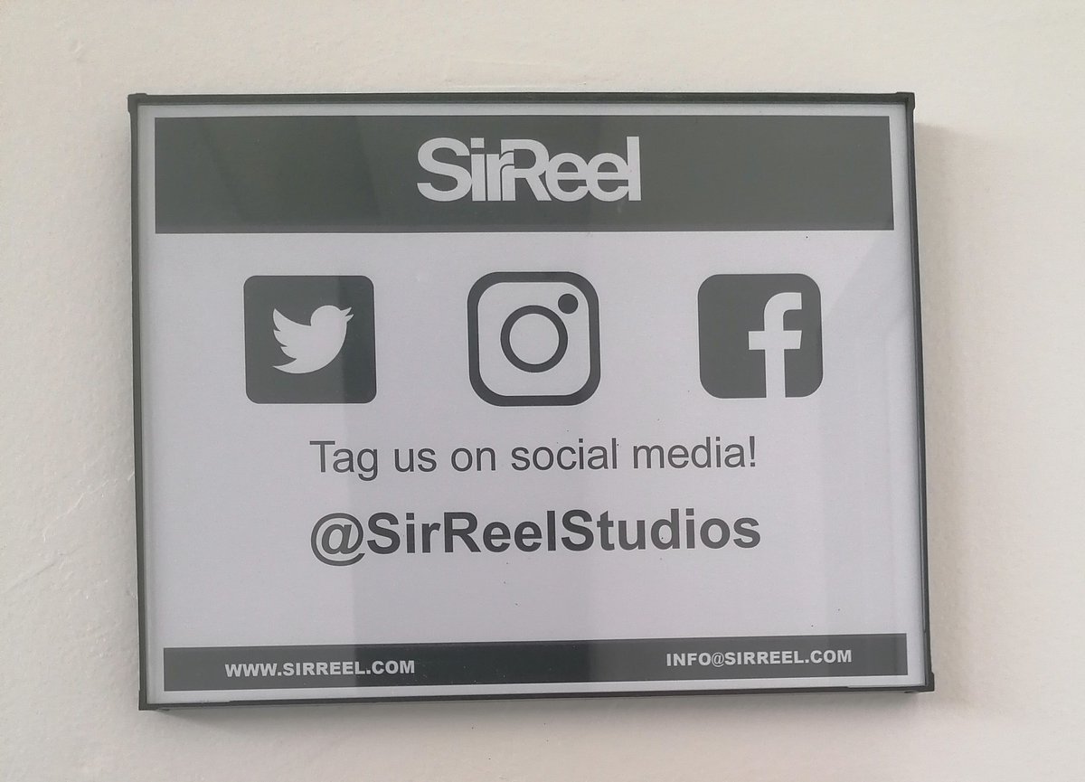 That's a wrap on the latest &amp; glad to have finally worked at <a href="/sirreelstudios/">SirReel Studio Services</a> 🎬 The unfortunate thing about wearing a skin tight costume... The only place the mic pack can go is upper inner thigh, so I was walking like I was wearing a diaper 😅 Looking forward to the next one 😎
