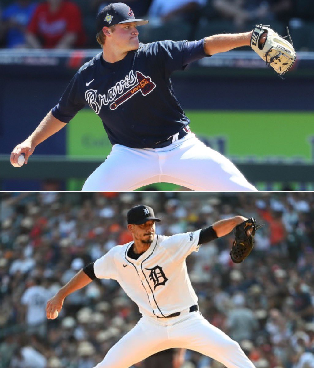 ⚾️ Tonight’s arms:
🔹 ATL: Bryce Elder (7-10, 5.56 ERA)
🔸 DET: Charlie Morton (9-10, 5.56 ERA)
Two pitchers with identical ERAs. Both trying to shake off shaky seasons. Who blinks first? #Braves #Tigers