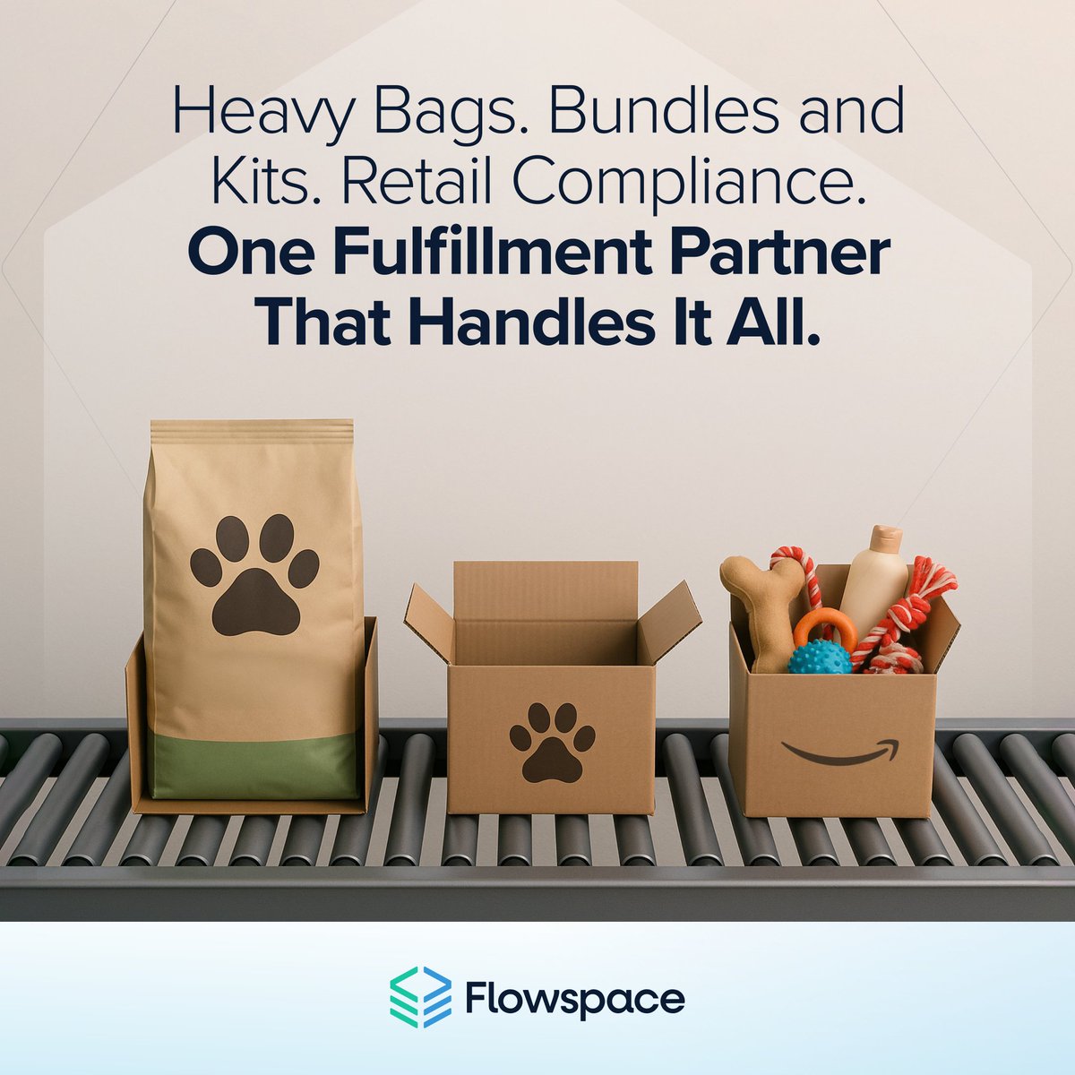 get_flowspace's tweet image. In-house ops strain. 
3PLs lack flexibility. 
Tech-only stops at dashboards. 
Flowspace powers pet brands with on-time delivery, cost-efficient heavy shipping & seamless retail + DTC—protecting margins & loyalty.
Here's how: hubs.la/Q03KbrjD0