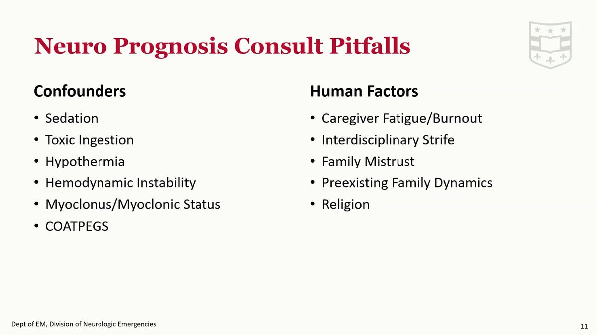 WashUNeurology's tweet image. In today’s #GrandRounds, Charles Kircher, MD, MBA, of @washumedicine, discussed best practices and ethical considerations for neurologic evaluation and prognostication after cardiac arrest, particularly given growing awareness of cognitive motor dissociation #CMD.
