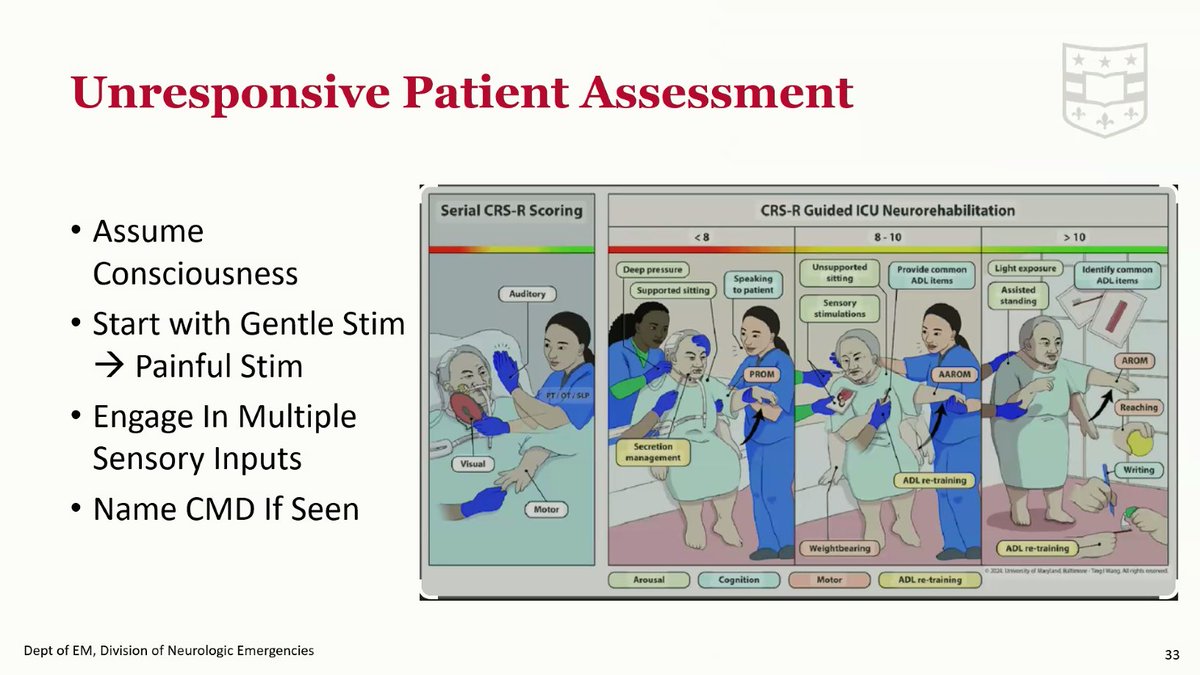 WashUNeurology's tweet image. In today’s #GrandRounds, Charles Kircher, MD, MBA, of @washumedicine, discussed best practices and ethical considerations for neurologic evaluation and prognostication after cardiac arrest, particularly given growing awareness of cognitive motor dissociation #CMD.