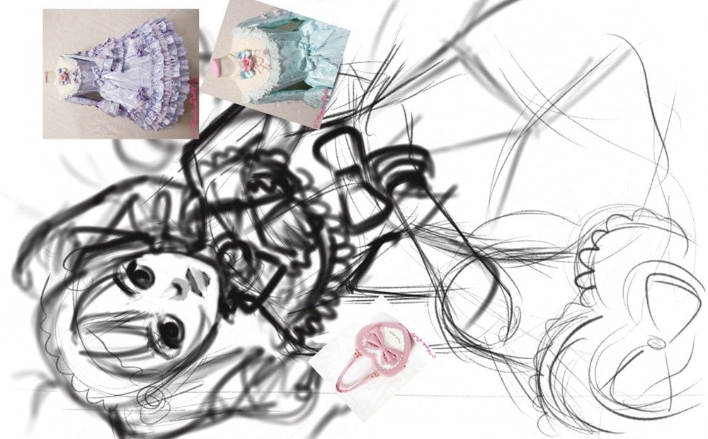 For when my Sapphire arrives. I better commit to this piece.... Dress is Angelic Pretty Princess of Roses OP and bag is also from AP Whip Heart Tote. I picked this dress because of the high neck collar and the princess bell sleeves.