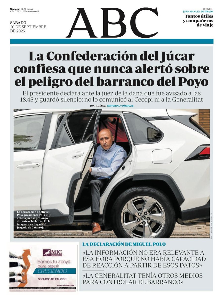 La verdad se abre paso.