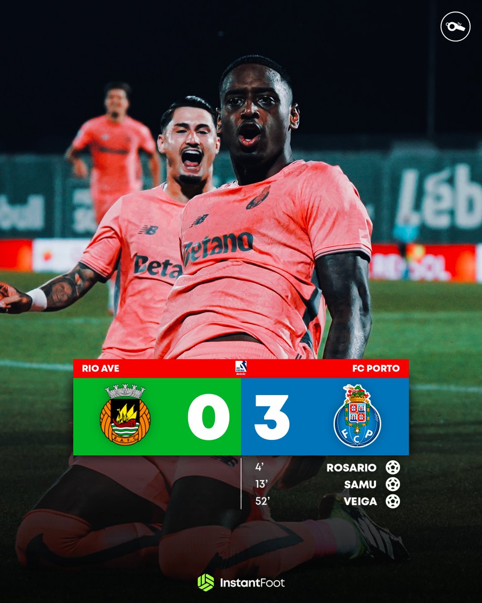 ⏱️ 𝗧𝗘𝗥𝗠𝗜𝗡𝗘́ ! 𝗟𝗘 𝗙𝗖 𝗣𝗢𝗥𝗧𝗢 𝗘𝗡𝗖𝗛𝗔𝗜̂𝗡𝗘 𝗨𝗡𝗘 𝟲𝗘̀𝗠𝗘 𝗩𝗜𝗖𝗧𝗢𝗜𝗥𝗘 𝗗𝗘 𝗦𝗨𝗜𝗧𝗘 𝗘𝗡 𝗟𝗜𝗚𝗔 𝗣𝗢𝗥𝗧𝗨𝗚𝗔𝗟 ! 🇵🇹🤯

🔥 Début de saison CANON des Dragons : 18 points pris sur 18 ! 

⚽️ L'ancien joueur de l'OGC Nice, Pablo Rosario a ouvert le score.