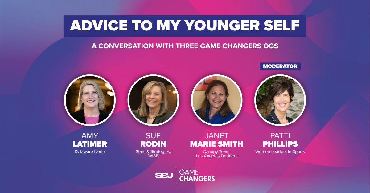 Don't miss our CEO <a href="/PattiPhillips10/">Patti Phillips</a> moderating the "Advice To My Younger Self" panel with Three Game Changer OGs: <a href="/LatimerAmy/">Amy Latimer</a>, Sue Rodin, &amp; <a href="/SmithJanetmarie/">Janet Marie Smith</a> at <a href="/SBJ/">Sports Business Journal</a> Game Changers, September 25th in New York City! 🚀

🔗Learn More: game-changers-conference.com/2025/