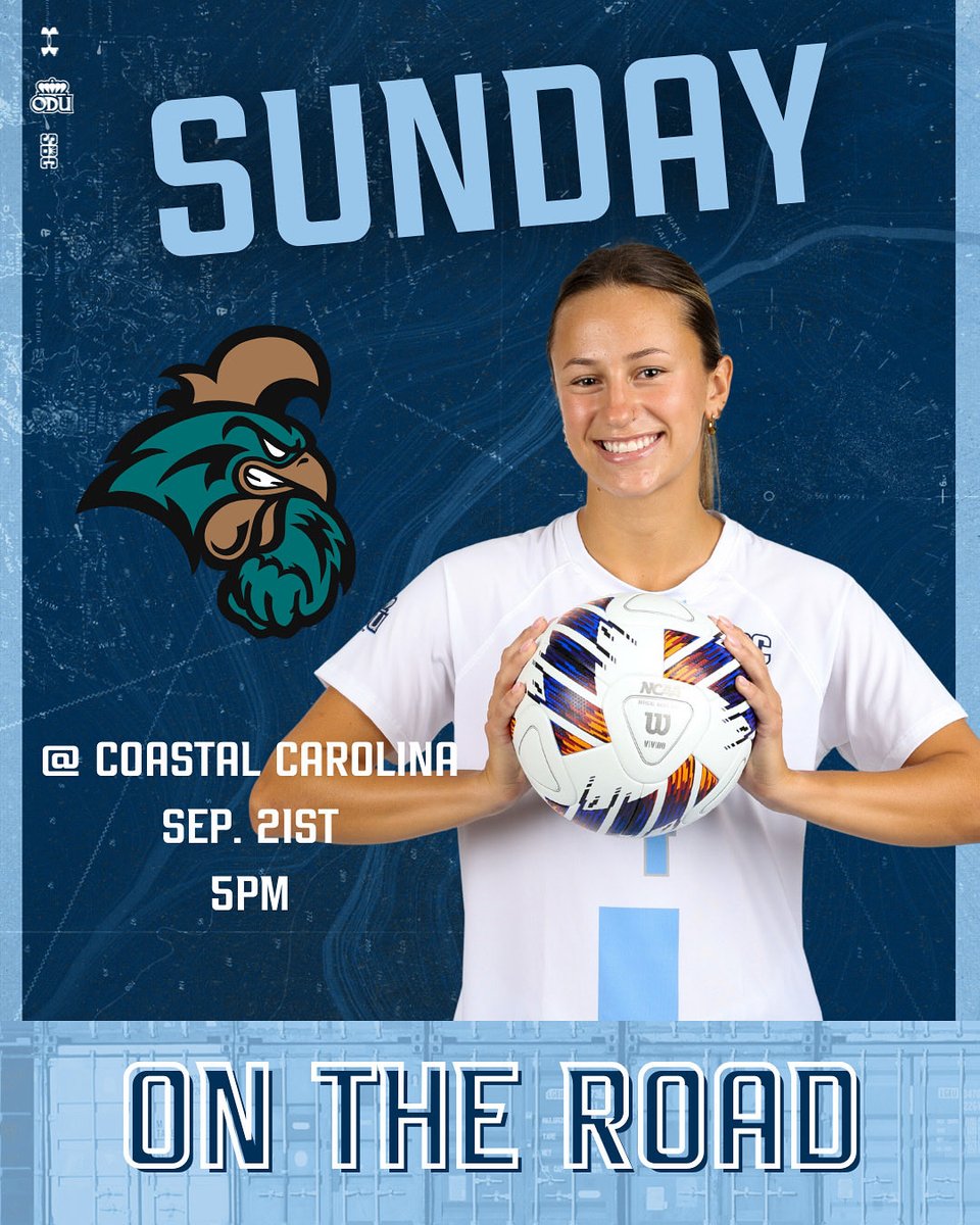 ODUWomensSoccer's tweet image. Right back to it Sunday night! Come join us for our first Sun Belt road trip of the year as we head to Coastal Carolina or a 5pm kickoff on Sunday!
