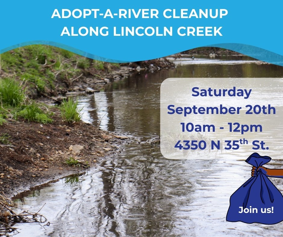Join us tomorrow (9/20) for a cleanup along Lincoln Creek, beginning at 10am! Meet at the MMSD West Basin site near the Bee Bus Line sign, located at 4350 N 35th Street. nwscdc.org/engage-events/…