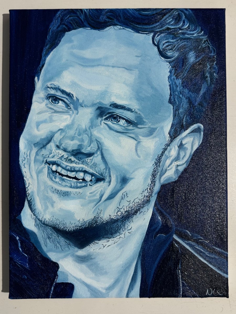 I do sometimes overthink what I say, afraid of being misunderstood. 

With this painting, I just want to say — still here, still me, drifting softly through a quiet blue. No need for words or weighty thoughts… just a gentle note, calm tides, from my heart.