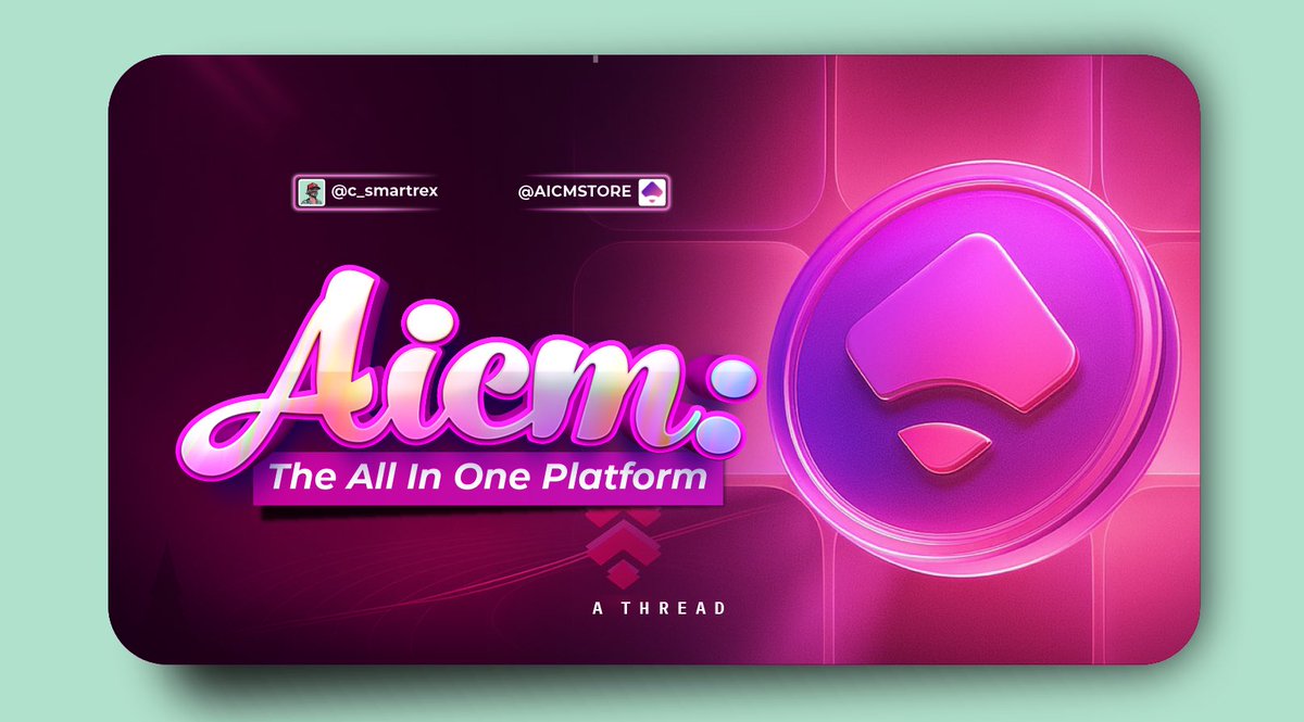 c_smartrex's tweet photo. AICM : The All In One Platform 

Some months ago, my friend struggled to get X blue tick. We tried all the traditional ways but nothing worked, the subscription just kept failing, maybe because of our payment method, maybe something else.

I know many of us face this same problem, not only on X but even with Telegram subscriptions and other digital services. On the other side, projects keep tweeting every day tagging CoinGecko to list their tokens, and most times it leads nowhere.

The bigger issue here isn’t just failed payments or ignored requests. It’s the fact that users don’t have easy access to services, vendors can’t get visibility, payments are blocked by region or banks, and even when you find a service, trust is a huge question.

This is where AICM comes in. With the power of AI + blockchain, it creates a balanced marketplace for both users and vendors. Users get borderless and secure payments, personalized recommendations, and instant access to digital services. Vendors get storefronts, AI tools for visibility, analytics, and global reach without middlemen.

And that why we need @AICMSTORE 

$AICM,  #AICM