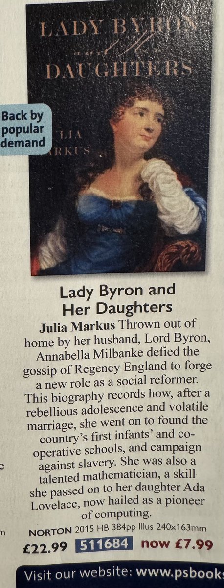 Barb_Drummond's tweet image. We hear a lot about #AdaLovelace and her pioneering #computers but little about her extraordinary #mother #LadyByron, Also a skilled mathematician. In Bristol she worked with #Unitarian pioneer of children’s education, #MaryCarpenter