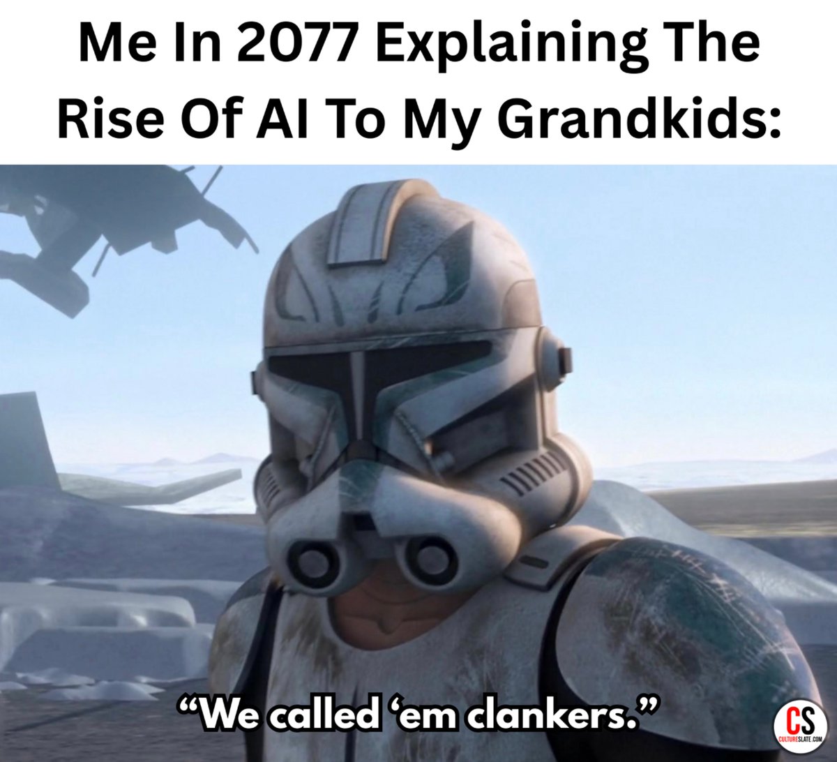 SWCultureLive's tweet photo. Star Wars fans were saying “Clankers” before it was cool. https://t.co/I89M6LDwLP