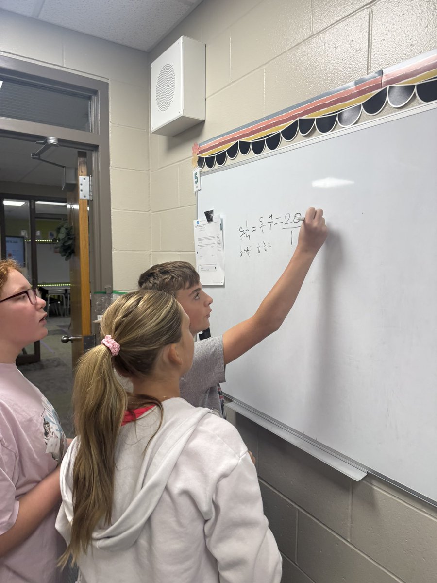 Mrs. Stephenson (@stephenson_adm) on Twitter photo 6th graders worked hard developing the algorithm for dividing fractions this past week! After a lot of models, analysis, and interpreting remainders, they brought it all together at the whiteboards, collaborating with peers! 💪🏼 <a href="/carnegielearn/">Carnegie Learning</a> #BTC #WeAreADM 6th graders worked hard developing the algorithm for dividing fractions this past week! After a lot of models, analysis, and interpreting remainders, they brought it all together at the whiteboards, collaborating with peers! 💪🏼 <a href="/carnegielearn/">Carnegie Learning</a> #BTC #WeAreADM