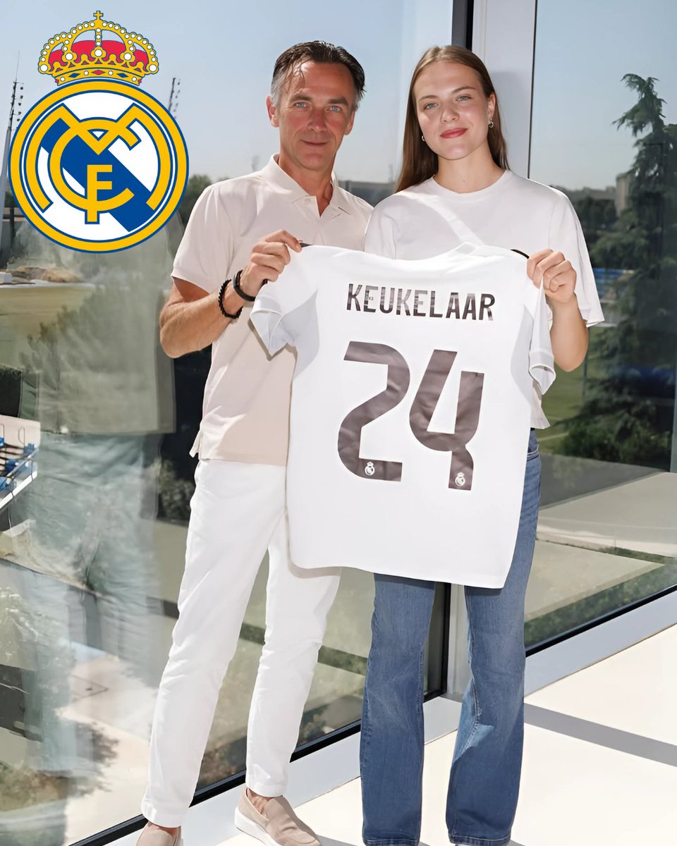 🇳🇱 Lotte Keukelaar (19) has signed for for Real Madrid Femenino from Ajax Women's for a record fee.

💼Deal done by her father and agent Marijn Keukelaar.

📸 Real Madrid Femenino