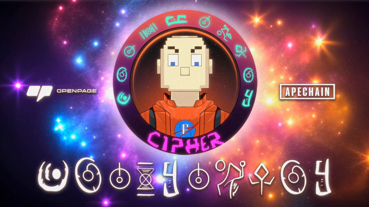 LEGENDS, the time is NOW! First to decode the signal wins 500 $APE.  Two runners up get 125 $APE each.

A set of 6 images will drop SOON.  They contain the CIPHER --> use it to decode the symbols on this badge.  Input the answer in the claim code.  Onchain provenance decides the