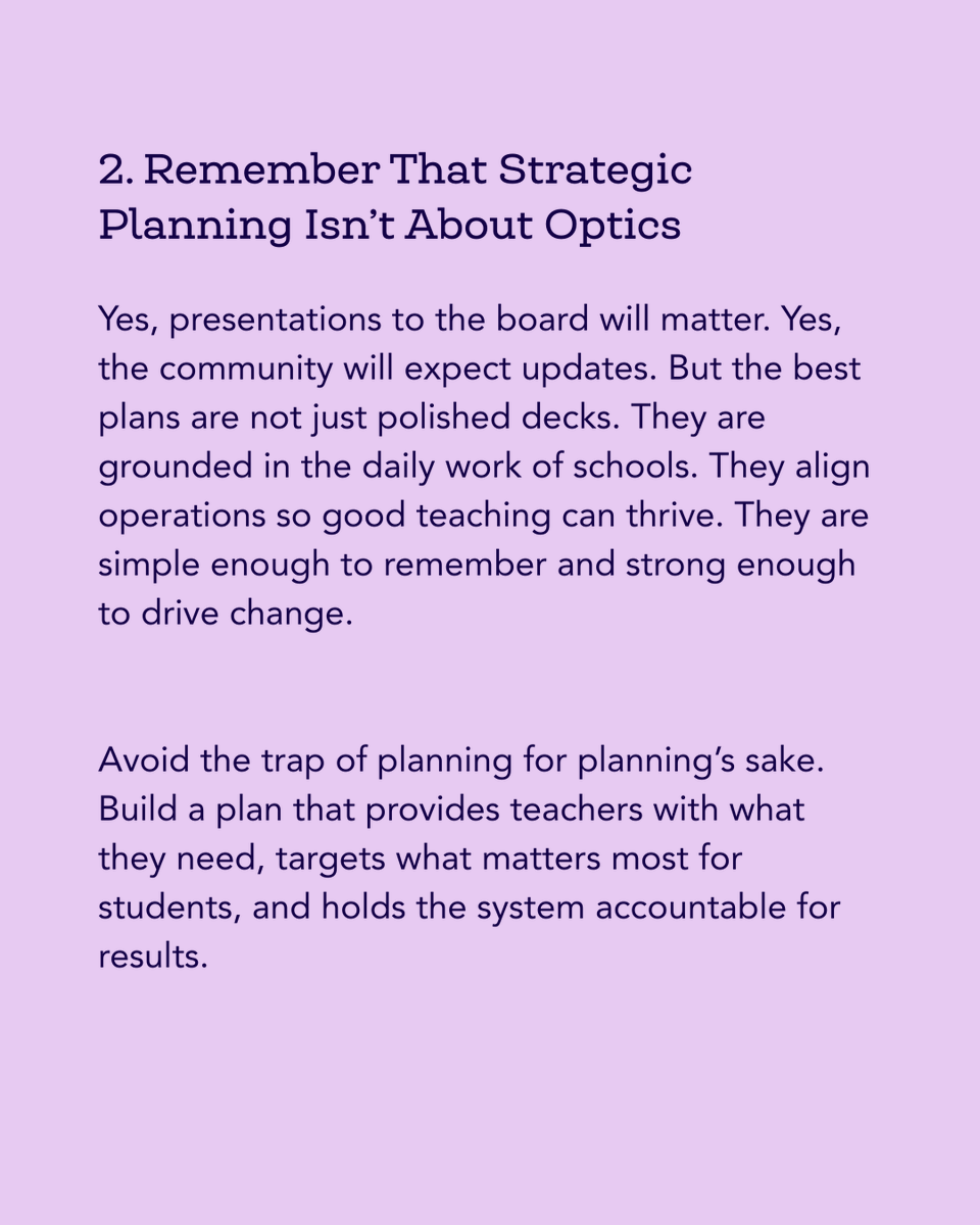 TeachingChannel's tweet image. New superintendents carry a big responsibility. Strategic planning is where vision and action meet, but the best plans are built on trust, clarity, and a steady focus on students.

Here are five ways leaders can set the stage for effective, lasting change: teachingchannel.com/k12-hub/blog/6…