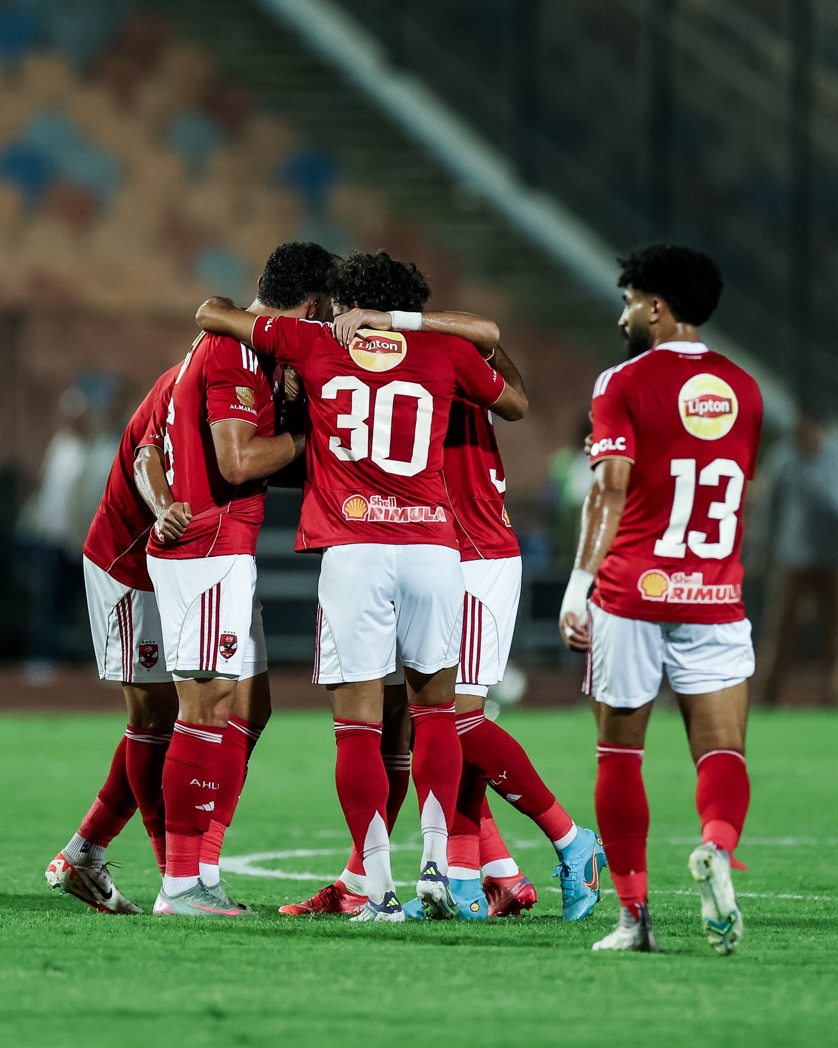 لاعبو الأهلي. (إكس) 