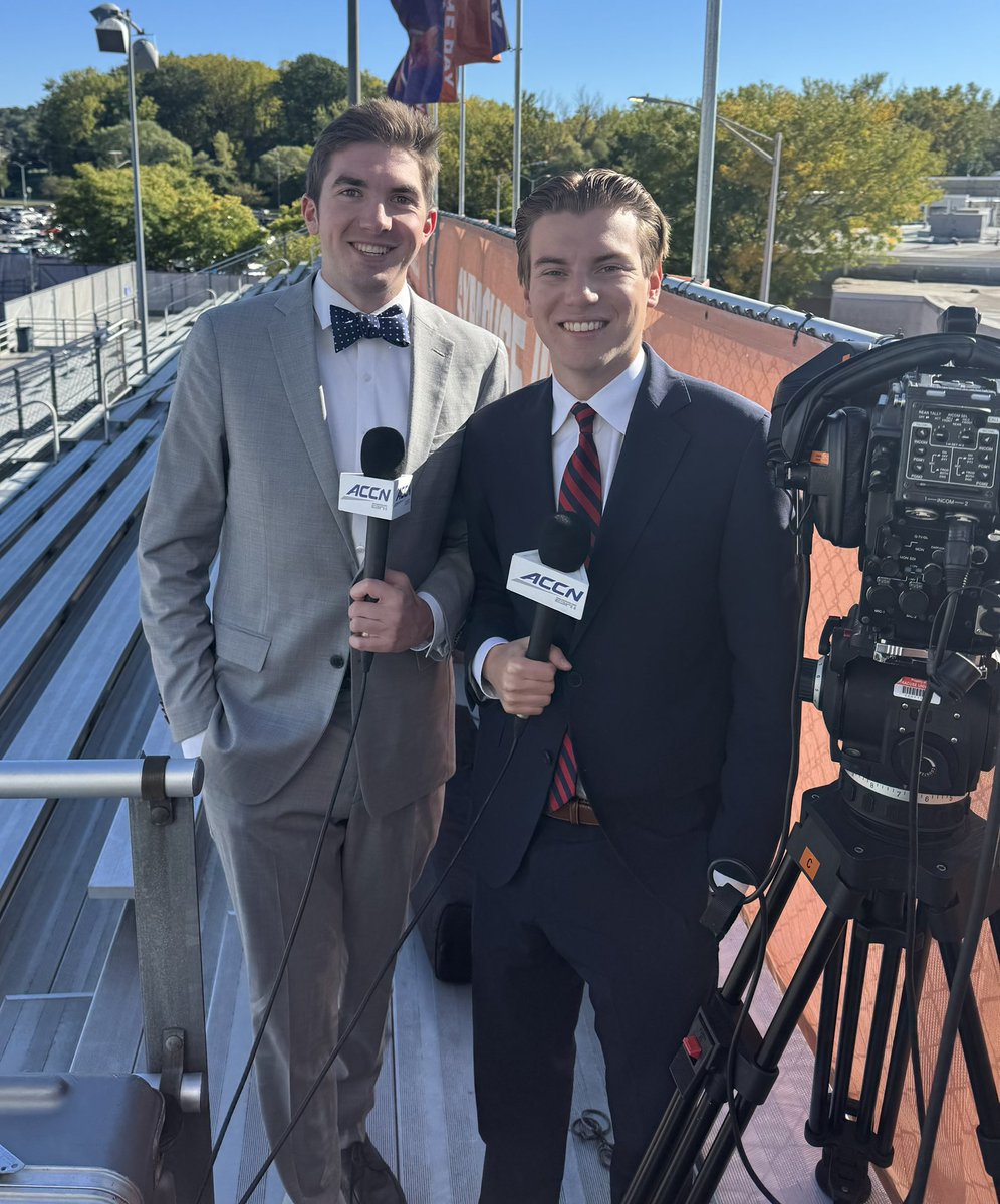 Couple of former <a href="/CitrusTVSports/">CitrusTV Sports</a> Field Hockey Beat Reporters made it out of the editing bays 🙏🏑

ACC play begins today with No. 4 <a href="/CuseFH/">Syracuse Field Hockey</a> &amp; No. 20 <a href="/WakeHockey/">Wake Forest Hockey</a>! 

Join <a href="/BrynUnderwood/">Bryn Underwood</a> and 🙋‍♂️ on the call with <a href="/Dan_Shalam/">Daniel Shalam</a> on the sidelines at 5!

📺: espn.com/espnplus/playe…