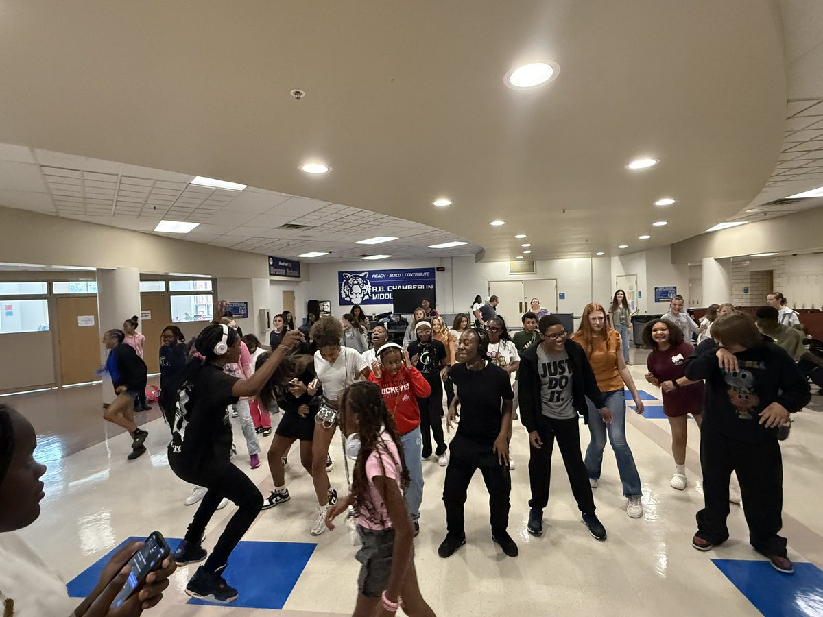 RBCPrincipal's tweet photo. Today was RBC’s first Block Party of the year.  Students meeting our Respect, Responsibility, and Right Choices expectations had the opportunity to have some fun outside at the end of the day!  What a great group of kids and even better school community!
@twinsburgcsd https://t.co/2dywWDBnlD
