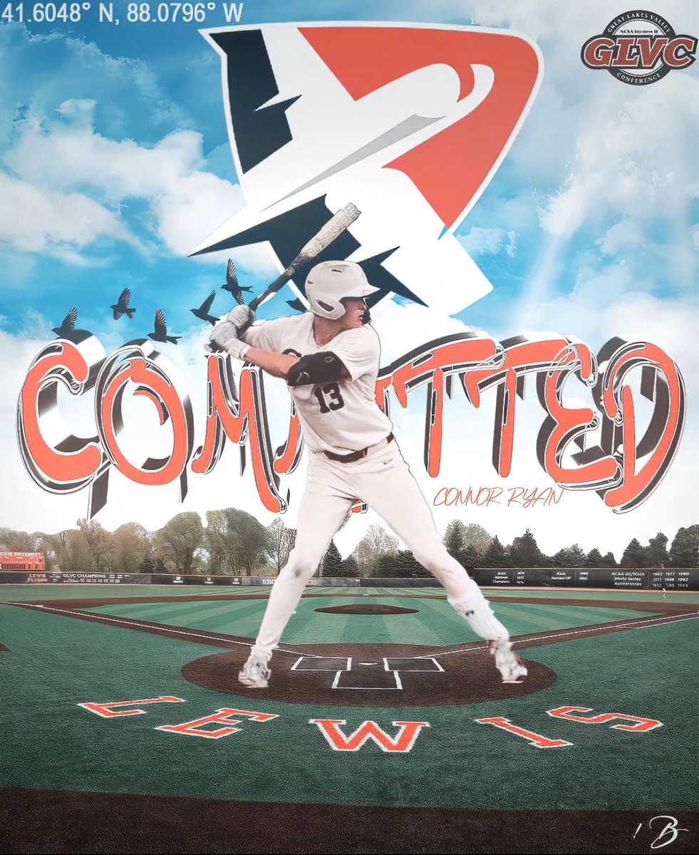 ConnorRyan_13's tweet photo. I am very excited to announce I will be furthering my academic and athletic career at Lewis University. Blessed is truly and understatement. I want to give a huge thank you to all my coaches, family, friends and all that have supported me throughout my career. #flyers https://t.co/rpsYxuoPi1