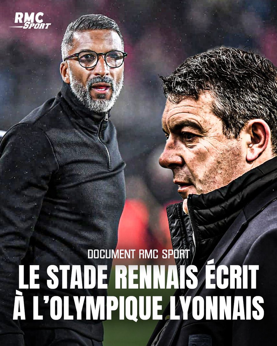 🔴⚫️ Des propos purement mensongers » dans une lettre offensive envoyée aux dirigeants lyonnais et à la Direction de l’arbitrage que <a href="/RMCsport/">RMC Sport</a> a pû consulter, le Stade Rennais s’est défendu après les attaques lyonnaises visant notamment Habib Beye #SRFC 

rmcsport.bfmtv.com/football/ligue…