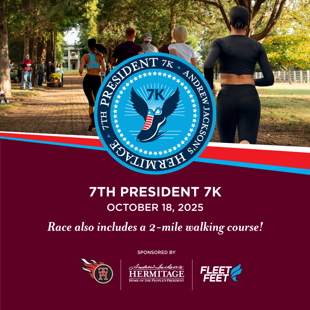 ajhermitage's tweet photo. β¨ Run where history lives! β¨ Join the 4th Annual 7th President 7K, see Tulip Grove, Hermitage Church, & finish at Hermitage Mansion. π 8 AM | $43 π First 300 to register get challenge coin & Grounds Pass. Sign up: https://t.co/aO0GSaG9qO
#7thPresident7K #RunThroughHistory https://t.co/zGkAe4w3BR