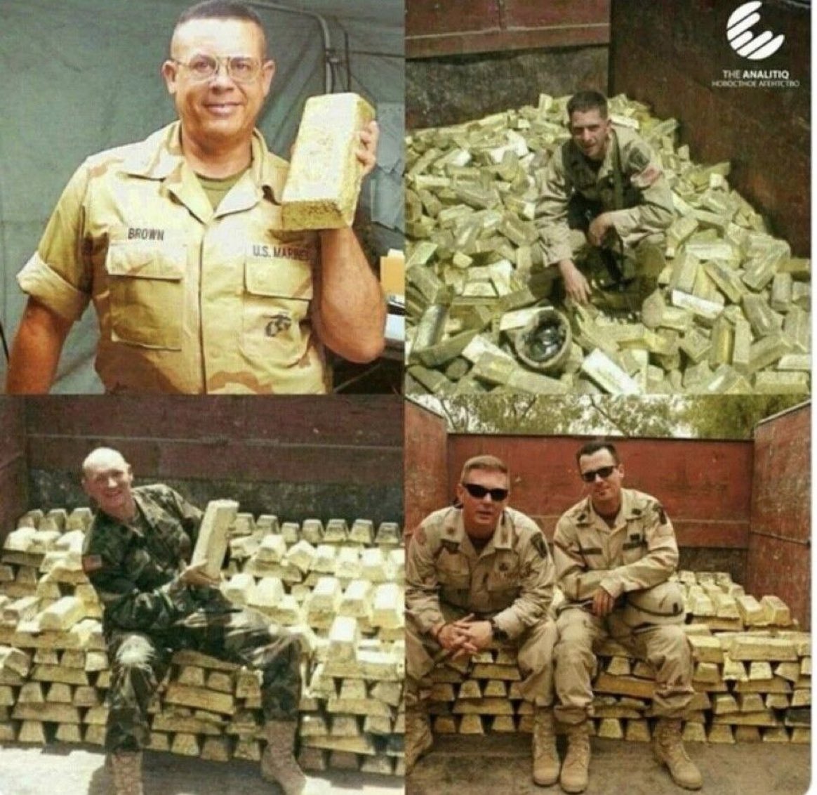 🔹️عندما عثرت امريكا على أسلحة الدمار الشامل بالعراق .