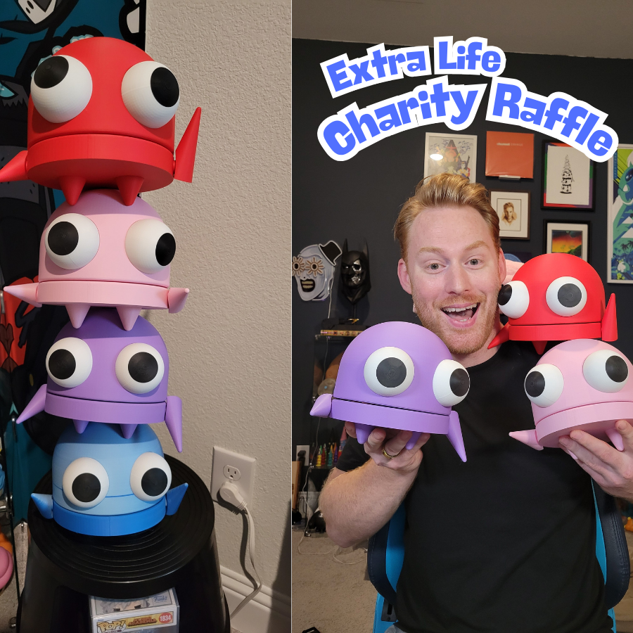 Still running the 3D Printed R.E.P.O. Semibot raffle for <a href="/ExtraLife4Kids/">Extra Life</a> 

ONLY $1 per entry 😮

If you are unable to donate, please share this so others can see it! 

| <a href="/semiworkstudios/">semiwork</a> |

| #Raffle #REPO #Charity #PCGamers |