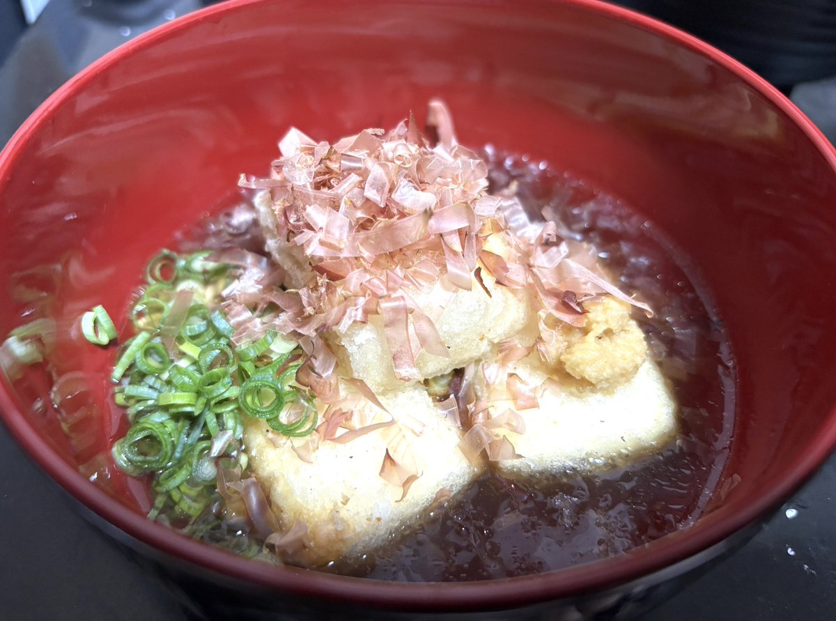 ええ感じで出来た！
揚げ出し豆腐