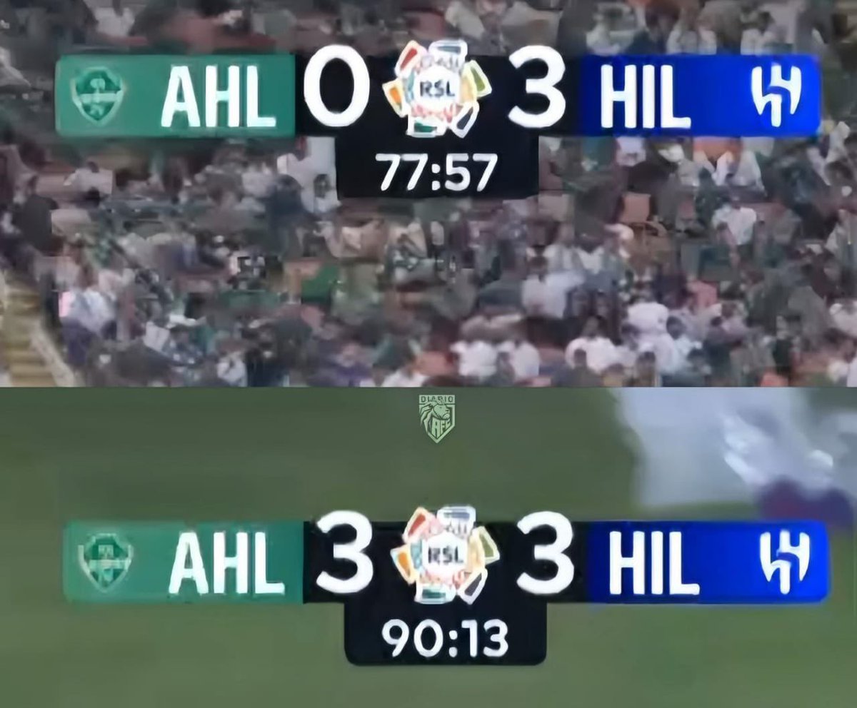 ما يغلبوك .. ما يغلبوك 💚💪
 
#الأهلي_الهلال 
-