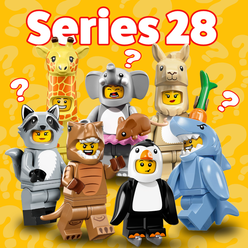 New costumes incoming!

LEGO Minifigures Series 28 is coming this January and it’s all about Animal Costume Fans 🦁🐸🦜

Rumoured line-up includes: Peacock, Cat, Fish, Monkey, Frog, Koala, Dalmatian, Crocodile, Dolphin, Bunny, Lion &amp; Parrot

Which one are you most excited for? 👀