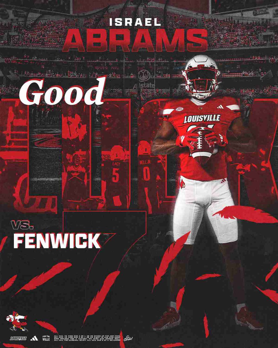 Thank you <a href="/LouisvilleFB/">Louisville Football</a>