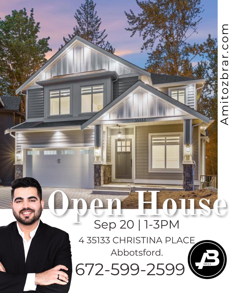 AmitozB's tweet photo. Open House Sept 20 – 1:00 PM to 3:00 PM https://t.co/fUWRvOqfg1