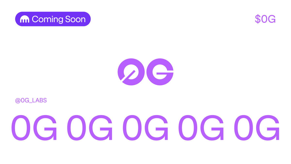 We all are 0G
I think listings is everywhere 

Next update #Official_Upbit and #Binance

<a href="/0G_labs/">0G Labs (Home of Infinite AI)</a> create history 
5B FDV goes easily