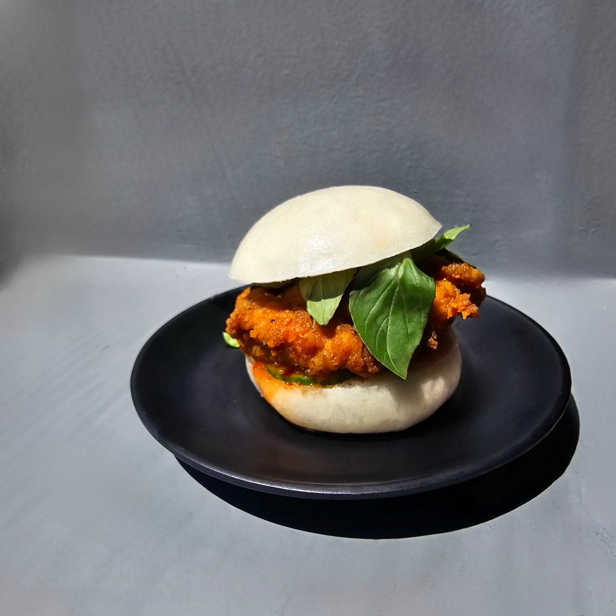 Came for the culture, stayed for the fried chicken bao. # Bangkok fried chicken bao
